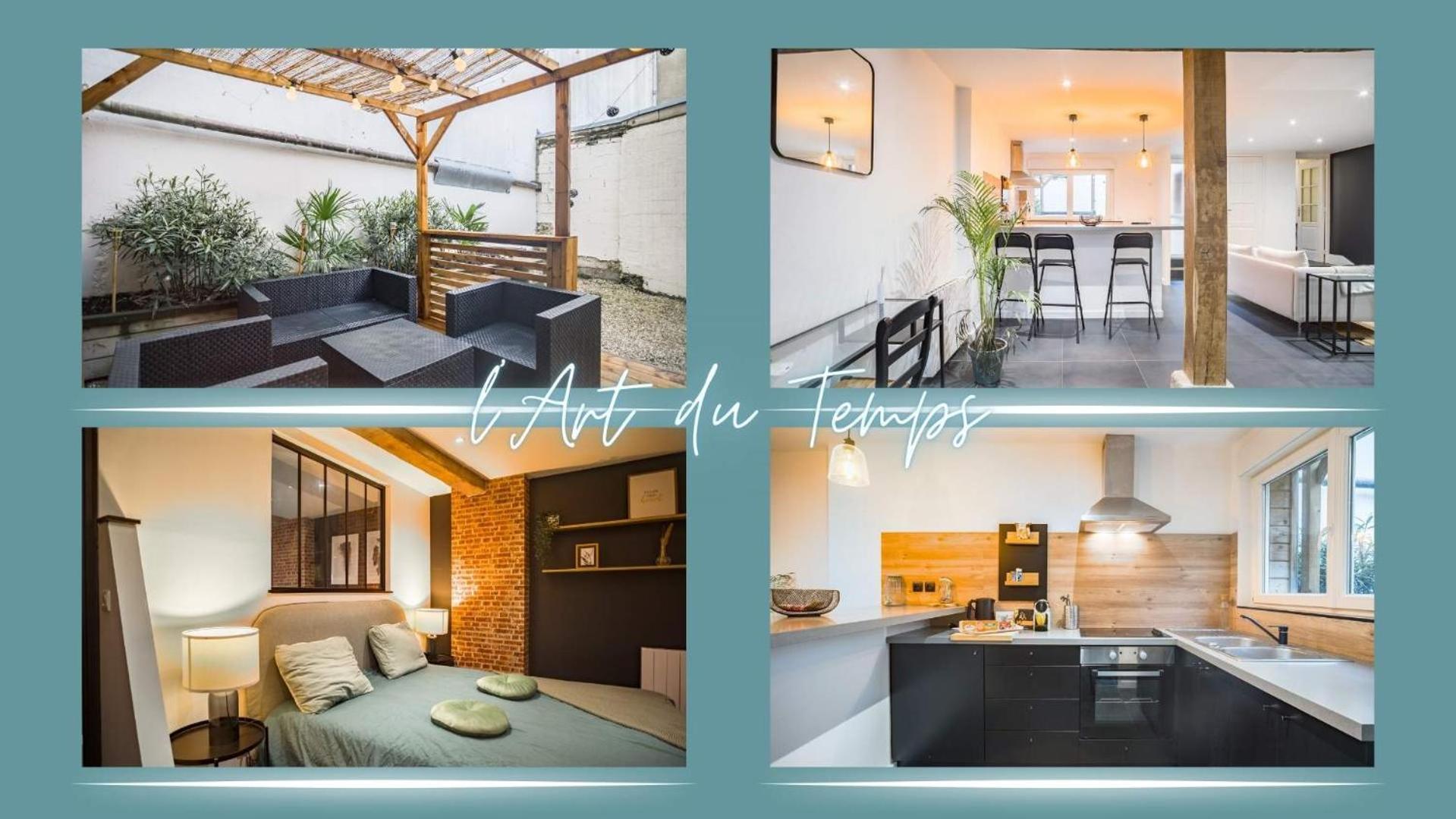 L'Art Du Temps - Terrasse -1 Min Hypercentre Apartment Troyes Ngoại thất bức ảnh